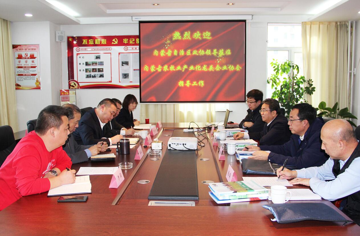 自治區(qū)政協(xié)副主席魏國(guó)楠蒞臨協(xié)會(huì)指導(dǎo)工作